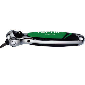 Stubby Swivel-Head Ratchet with Dual Drives