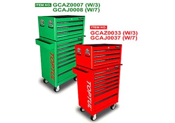 104PCS W/3-Drawer Tool Chest  GENERAL SERIES - RED