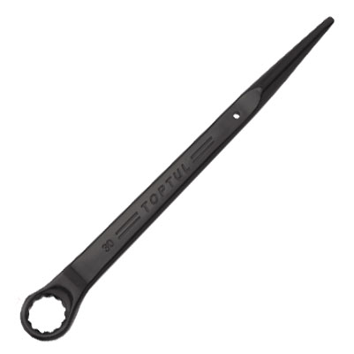 Single Ring Wrench 45° Offset Black