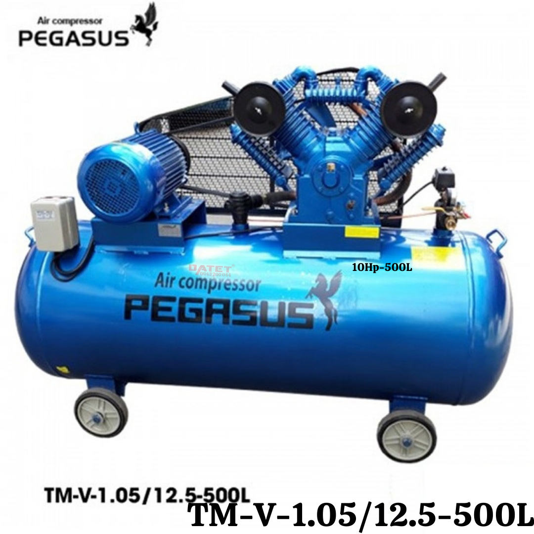 Máy nén khí dây đai Pegasus TM-V-1.05/12.5-500L