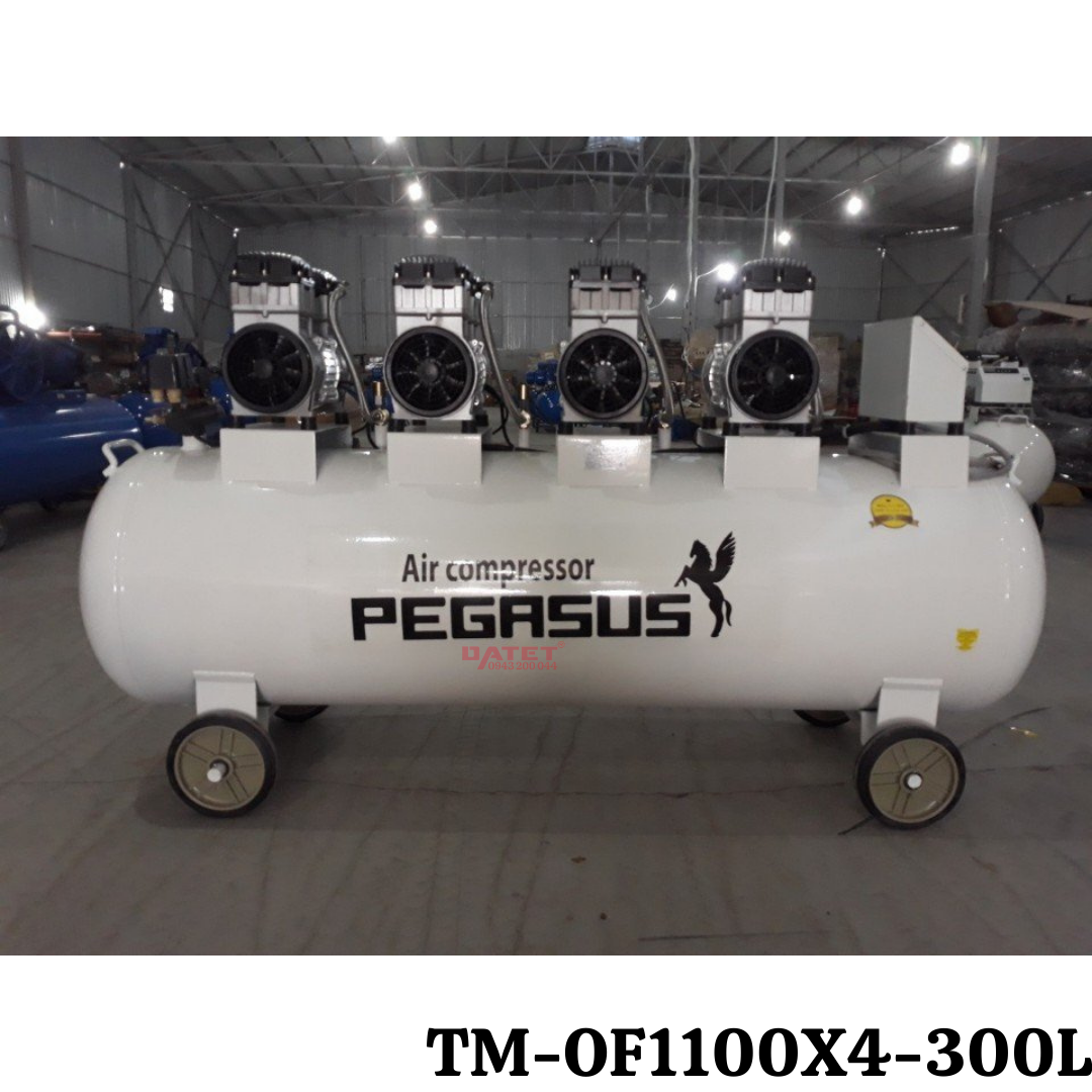 Máy nén khí không dầu, giảm âm TM-OF1100X4-300L